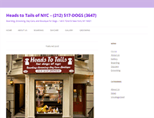 Tablet Screenshot of headstotailsofnyc.com